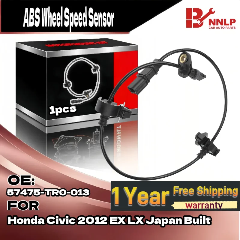 

Датчик скорости колеса ABS для заднего левого водителя для Honda Civic 2012, EX LX, Япония, построенный 57475-TR0-013