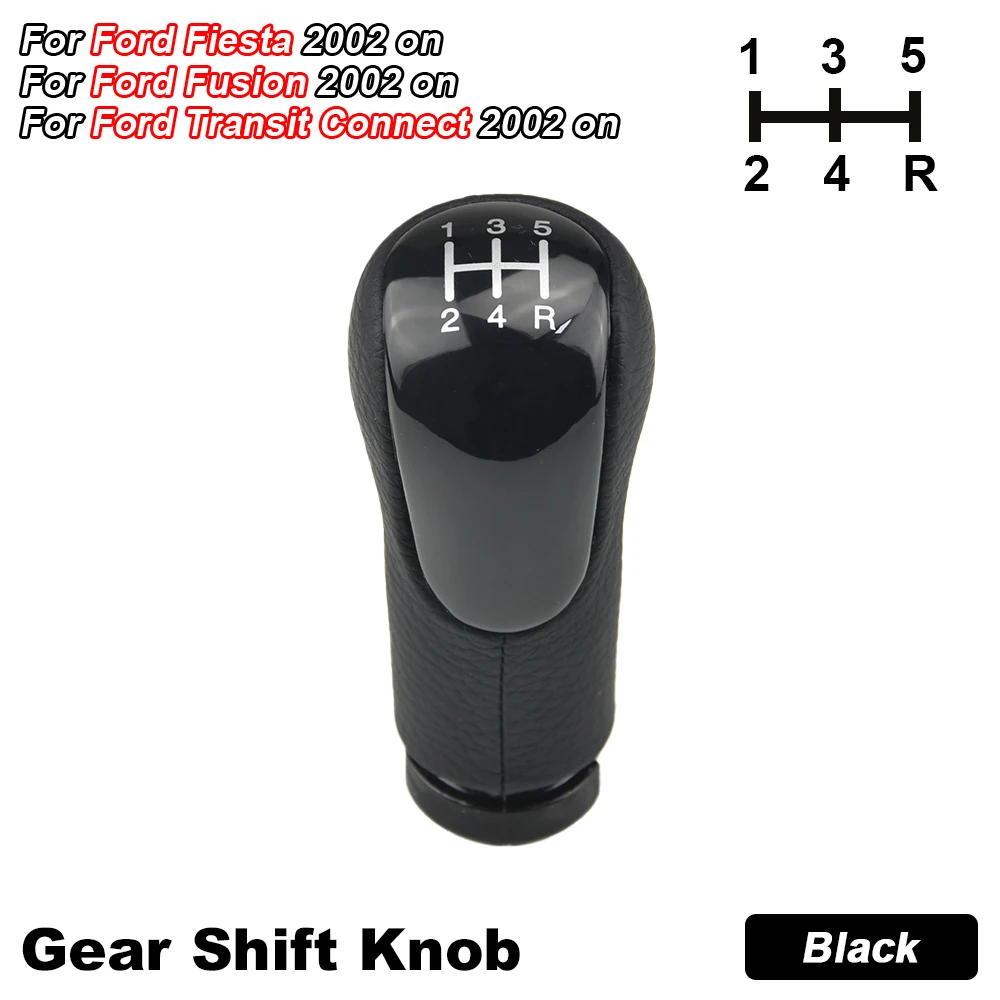 For Ford Fiesta Transit Connect Fusion 2002 2003 2004 2005 2006-2008 Car Styling Gear Shift Knob Gaiter Boot Cover Collar C