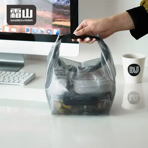 SHIMOYAMA Portable Waterproof Bags & Pouch Semitransparent EVA Waterproof Beach Jelly Bag Lunch Box Bag