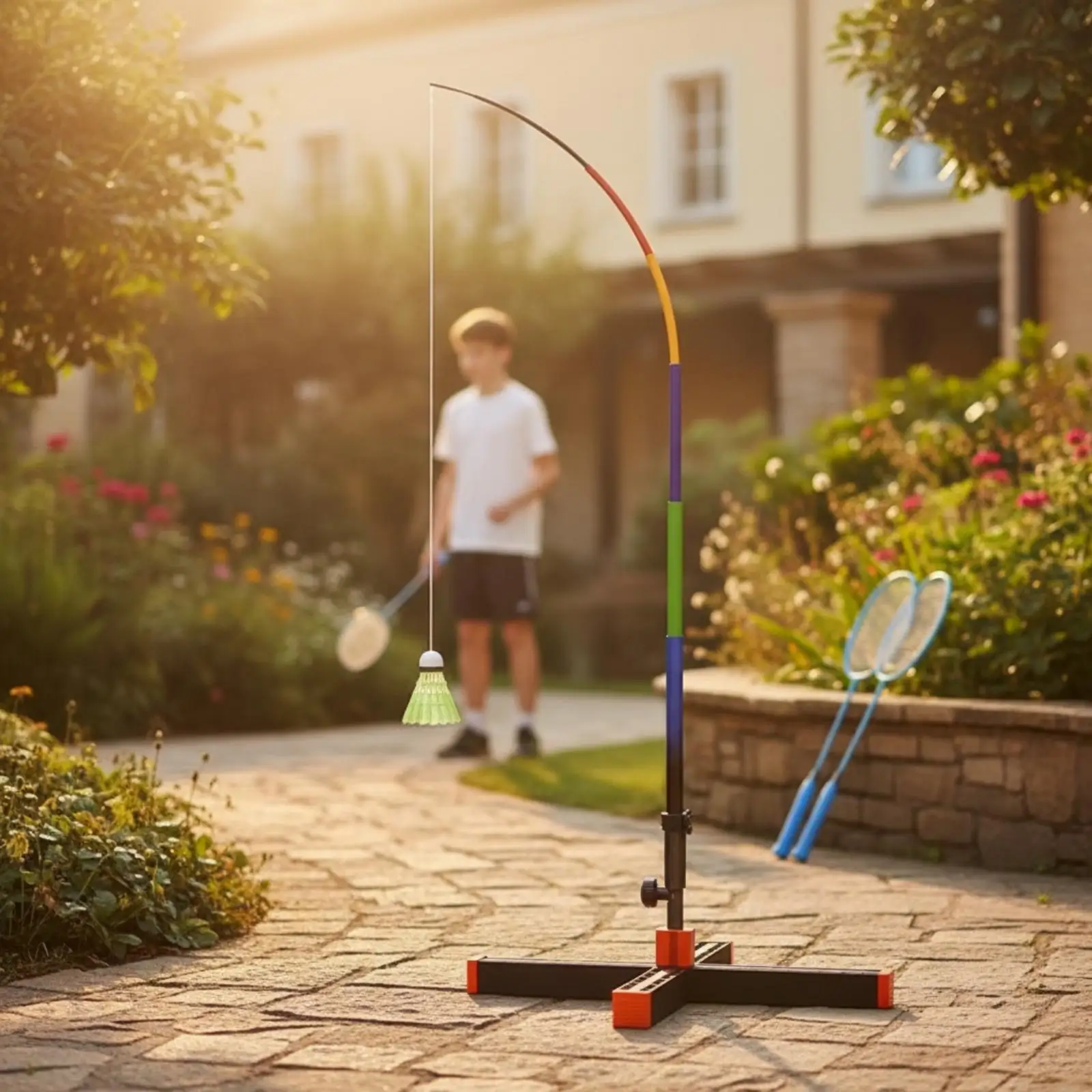 badminton-training-rebounder-with-abs-fiberglass-frame-for-home-garden-solo-practice-and-timing