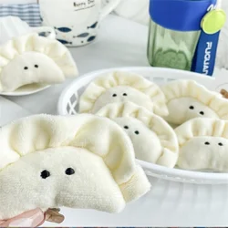 Cartoon Squishy Plush Dumpling Funny Soft Stuffed Plush Toys Mini Bag Charm Keyring Cute Accessory for Keys and Backpacks