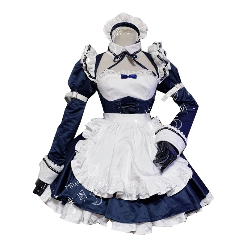 Custom Made Girls Frontline Vsk-94 Cosplay Costume Sexy Maid Dress Apron Uniform Women Anime Outfits Halloween Suits Tailor Clot