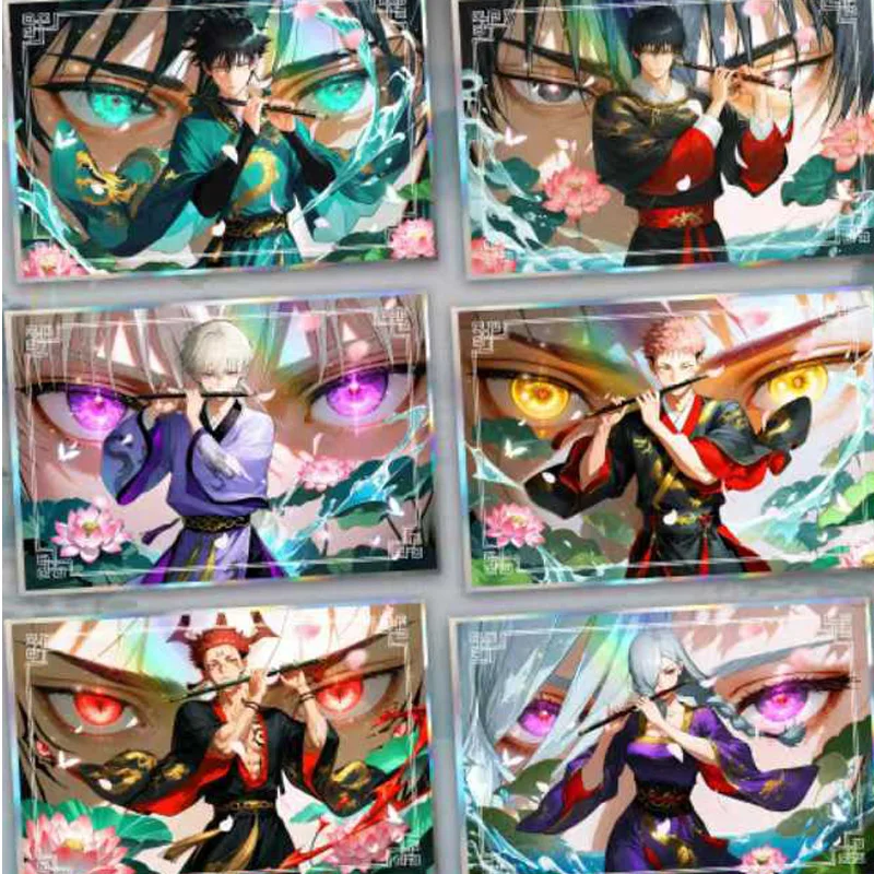 Targhe d'arte Jujutsu Kaisen in edizione limitata Wave 3 Innovativa tecnologia di pellicola pieghevole a forma di diamante per regali per bambini