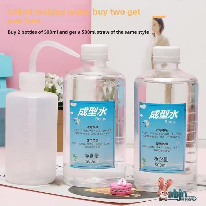 

Handmade Slime Forming Water Large Bottle Borax-Free Mud ing Fairy Bubble Glue Artistic Collectible Toys for Creators