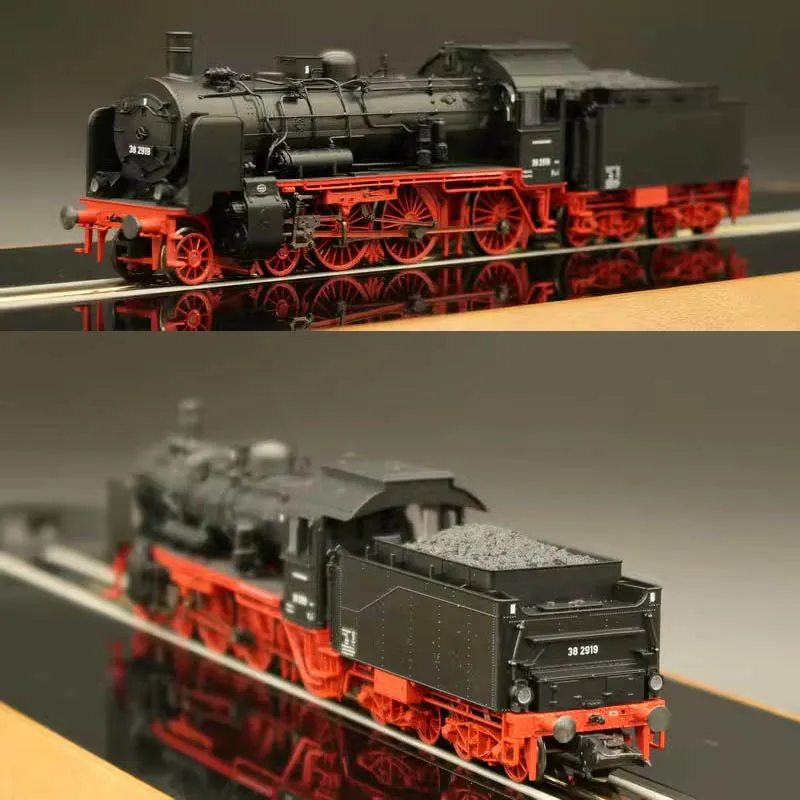 Train Model TRIX HO Type 1/87 BR38 Digital Sound Effect Steam Locomotive DB Third Generation Rail Car Model Toy Gift