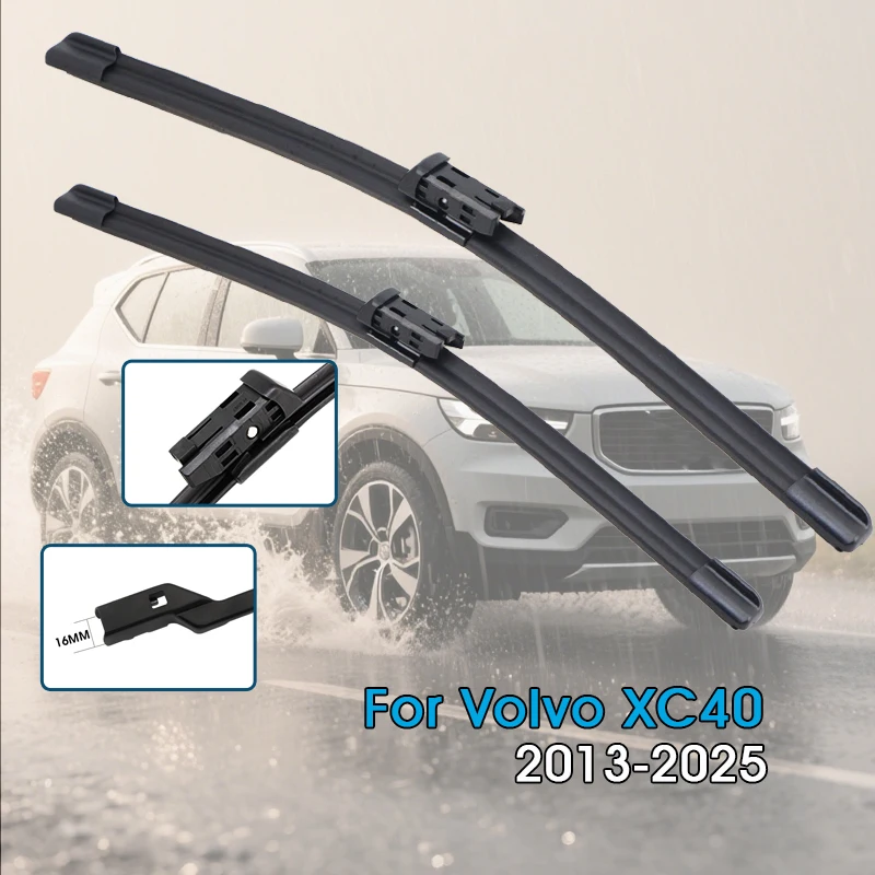Car Wiper Blades For Volvo XC40 XZ Recharge EV 2013-2025 Windshield Windscreen Front Window Blades Car Accessories