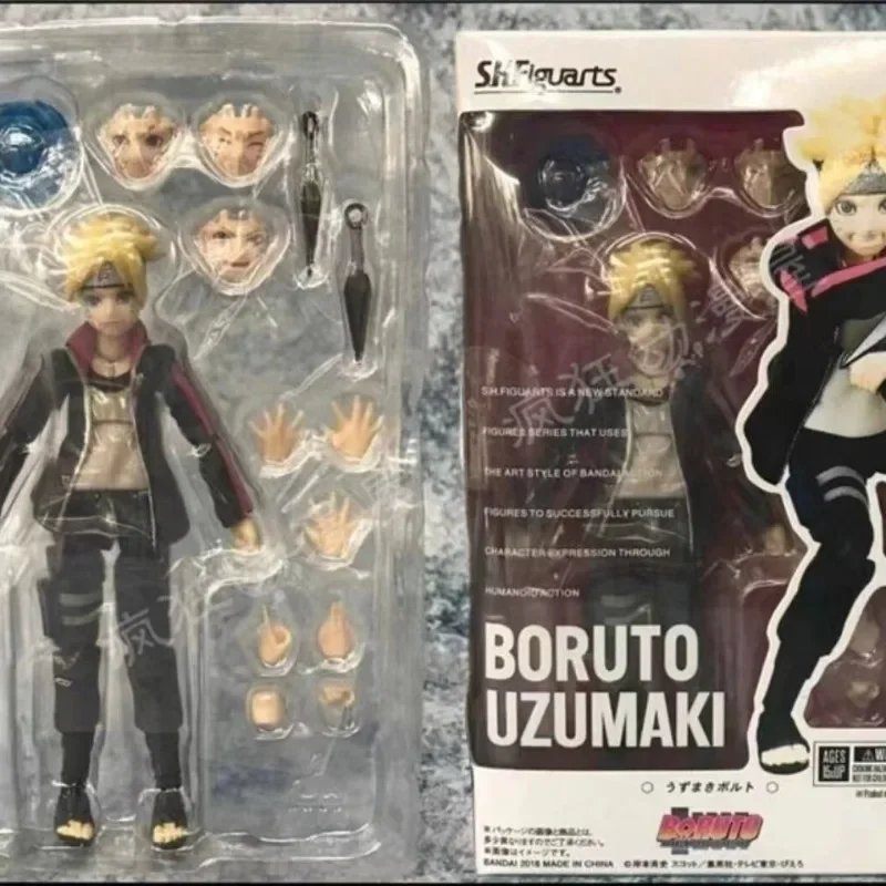 In Stock Naruto Boruto Uzumaki FigureSHF Naruto Next Generations Uzumaki Boruto  Anime Action Figure Model Toy Doll Hoilday Gift