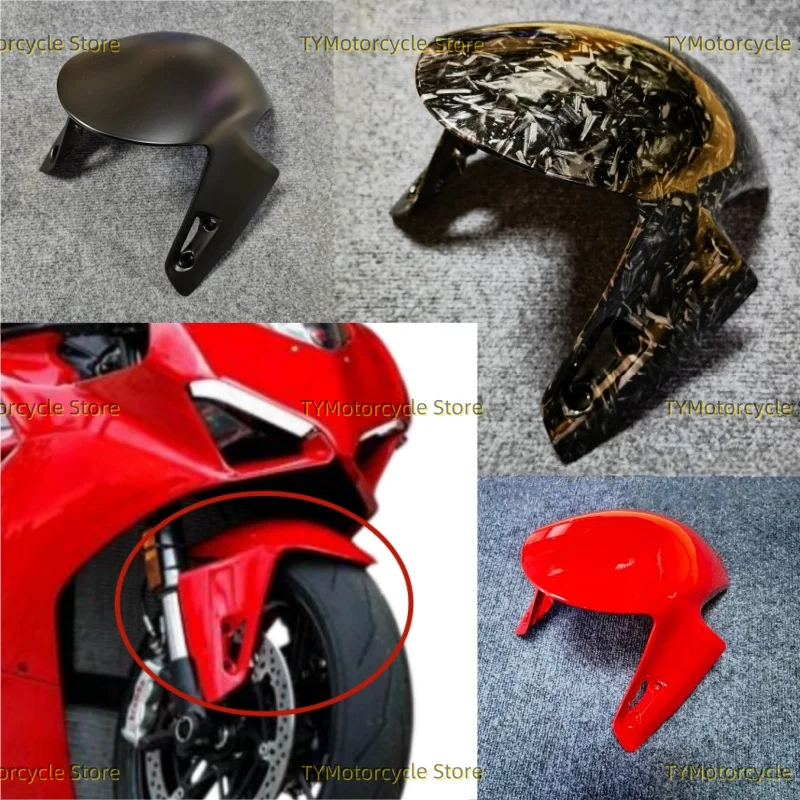 

Fit For Ducati Panigale Streetfighter V4 V4S V4R 17-2024 V2 2020-2022 Front Fender Splash Mudguard Mud Flap Fairing