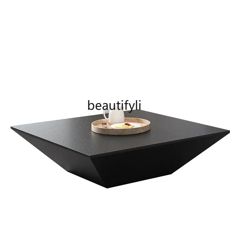 

yj Coffee Table Modern Minimalist Tea Table Nordic Square Italian Minimalist Oak Finish Coffee Table