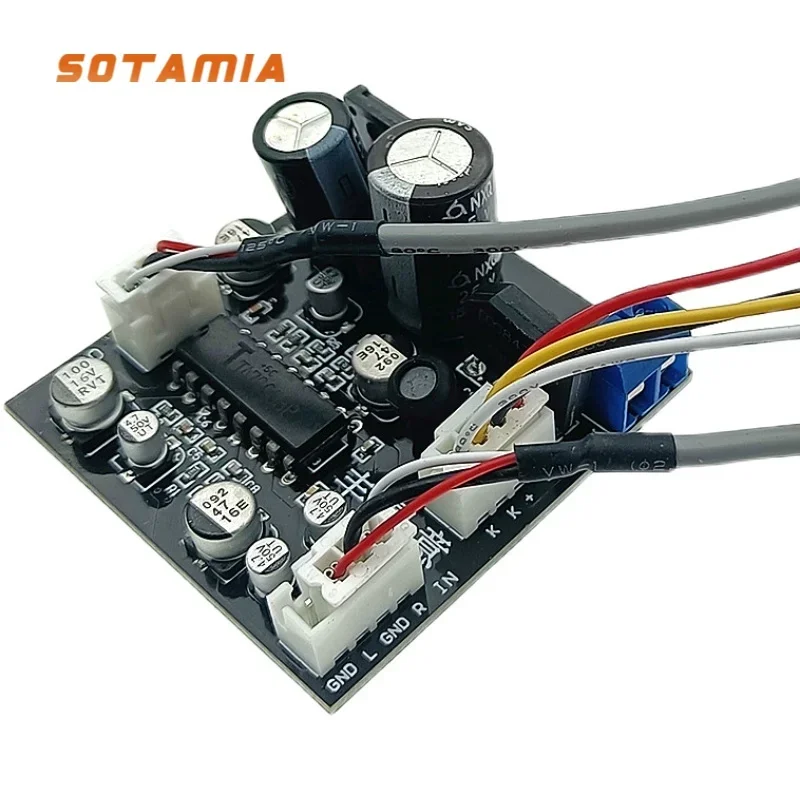 SOTAMIA TA7668 Preamplifier Board Audio Preamp Card Holder Desktop Radio Recorder Preamplificatore Hifi Super KA22241