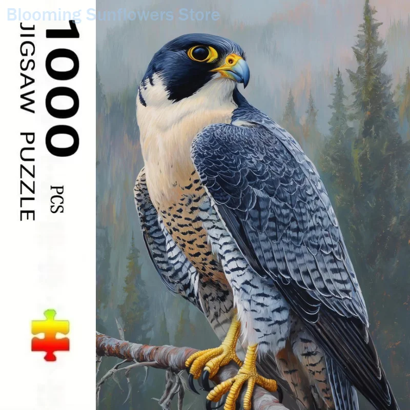 Jigsaw Puzzle 1000 Pieces Forest Wild Bird Painting Paper Puzzle for Adults,  Relaxing Game, Christmas & Birthday Gift