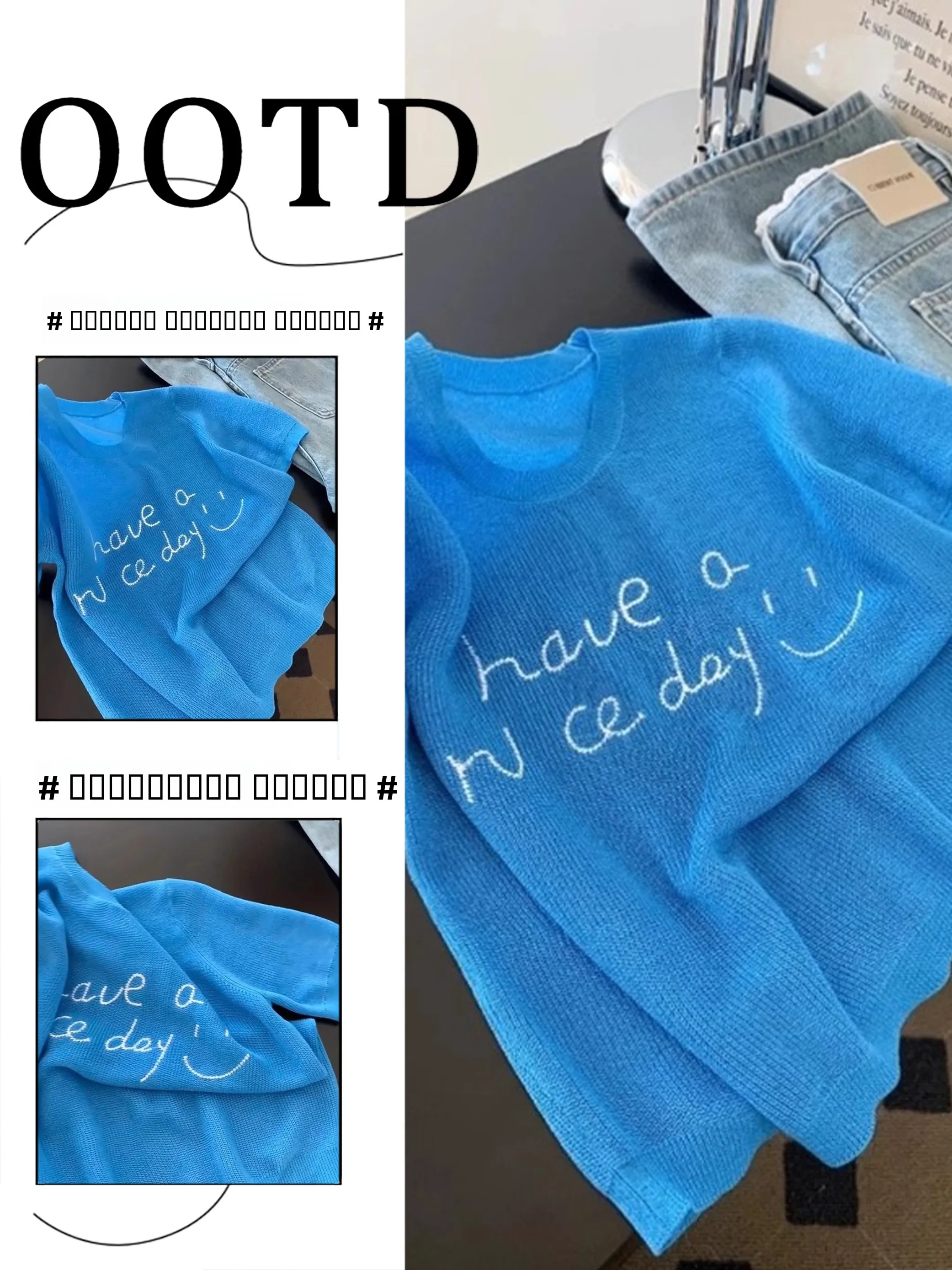 

Светло-голубой круглый трикотажный топ Ne Hollow out ort Sve, женский летний новый ультра милый топ с принтом, маленькая верхняя часть тела