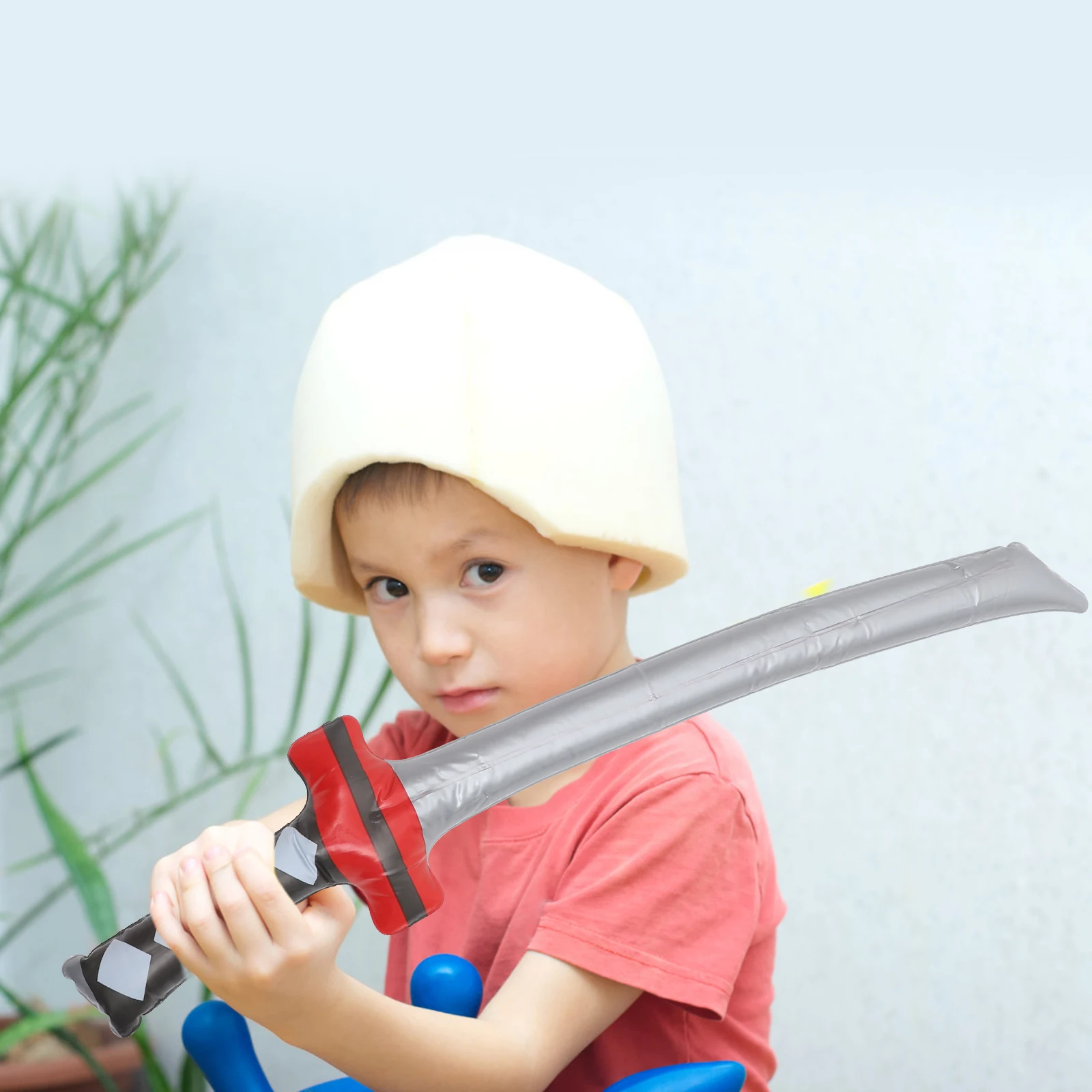 10Pcs Cartoon Inflatable Pirate Swords PVC Plaything Kids Role Play Sword Props for Festival Cosplay Party Decoration Outdoor