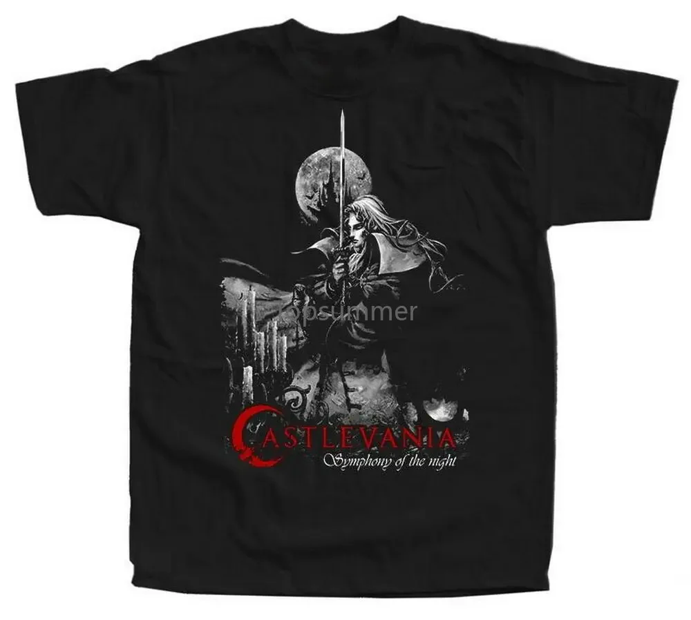 New Castlevania Symphony Of The Night Alucard T Shirt Black Sizes S-5Xl Tee Shirt New Unisex Funny