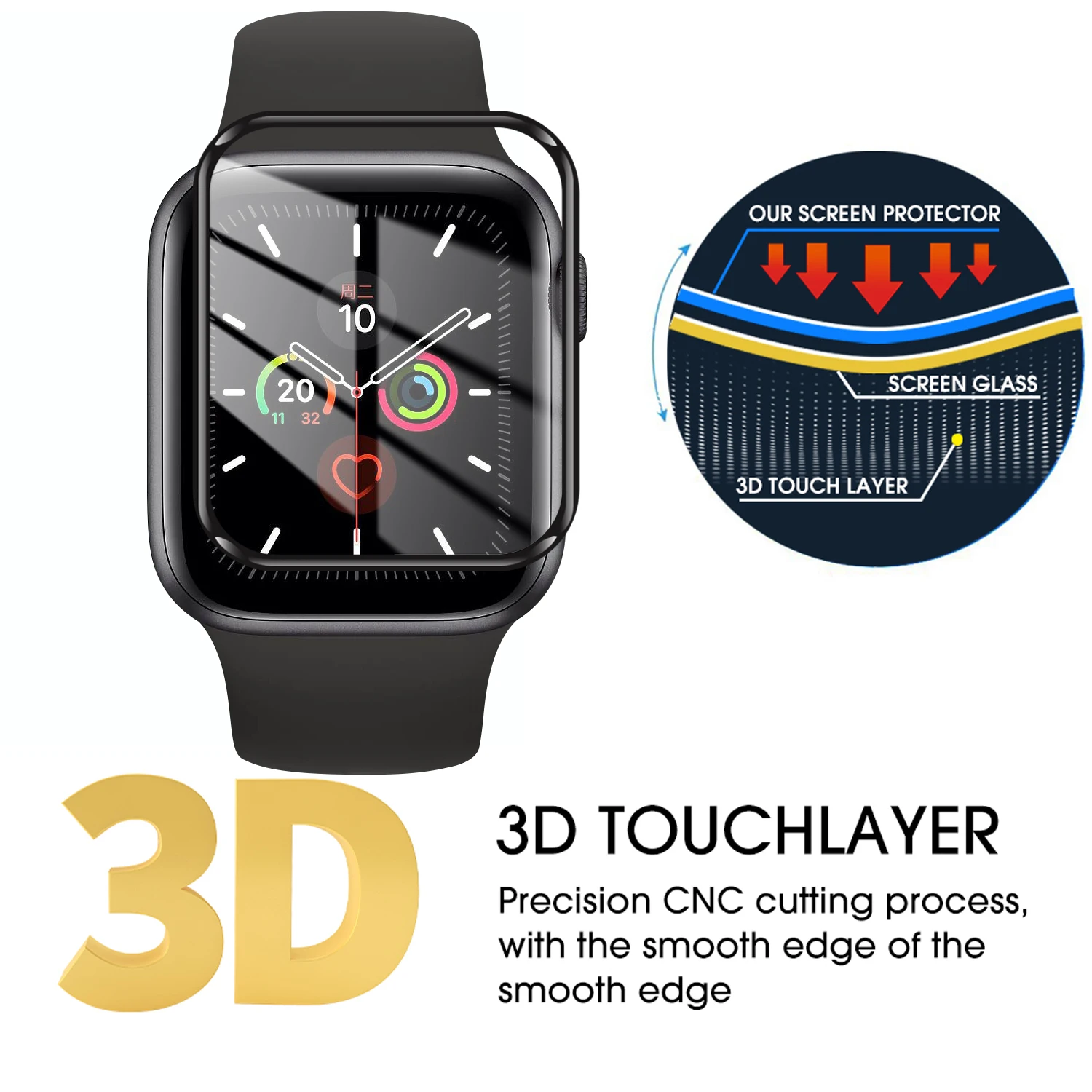 Película macia de fácil instalação para apple watch s10 s11 ultra 42/46/49mm, protetor de tela antiarranhões para smartwatch iwatch s10 s11