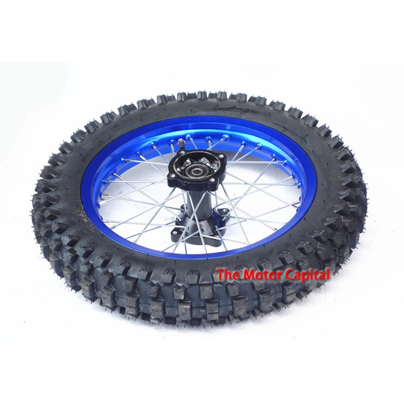 1pc 90/100-14Rear Aluminum Alloy Disc Plate Wheel Rim 1.85x14\