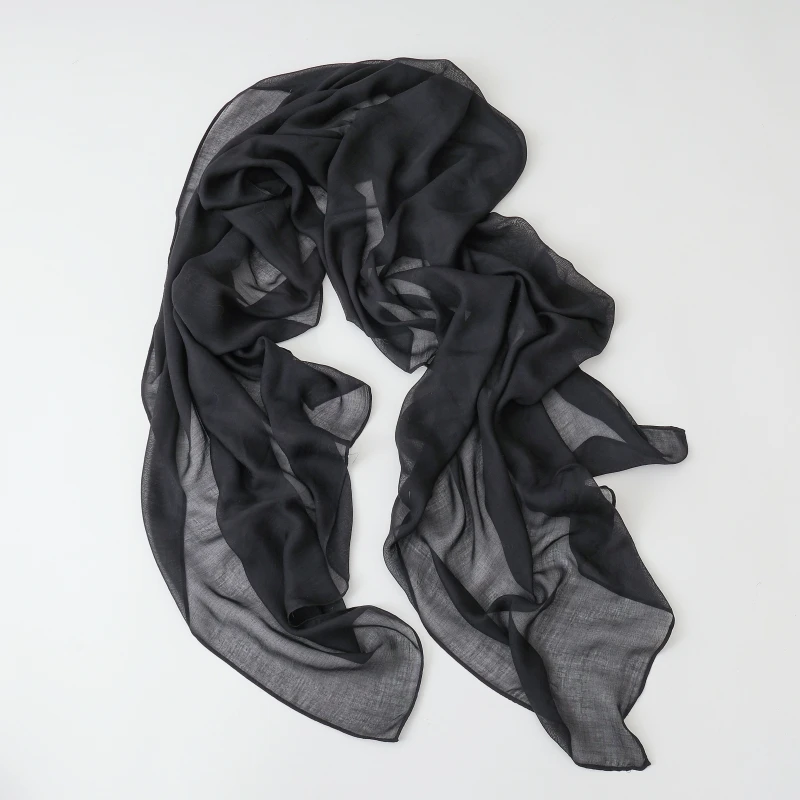 

Super Light Weight Modal Hijab Shawl Summer Thin Wrap Headscarf Muffler Luxury Women Scarf