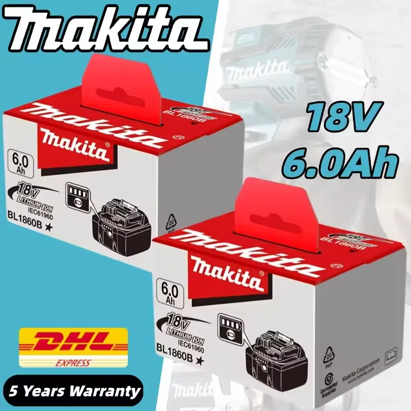 

Makita18V 6000mAh Original rechargeable power tool battery,makita packaging18V replace lithium-ion LXT BL1860B BL1860 BL1850