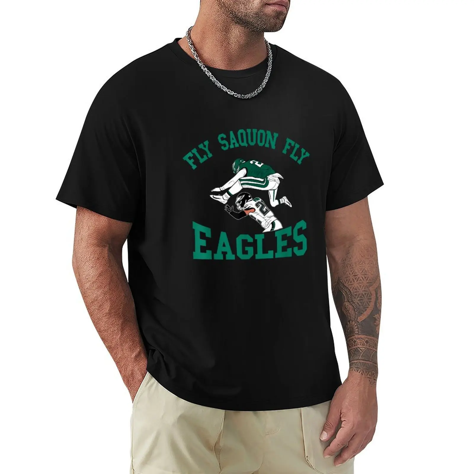 

Fly Saquon Fly Eagles-Barkley The Reverse Hurdle 2024 T-Shirt Thanksgiving Casual Tee