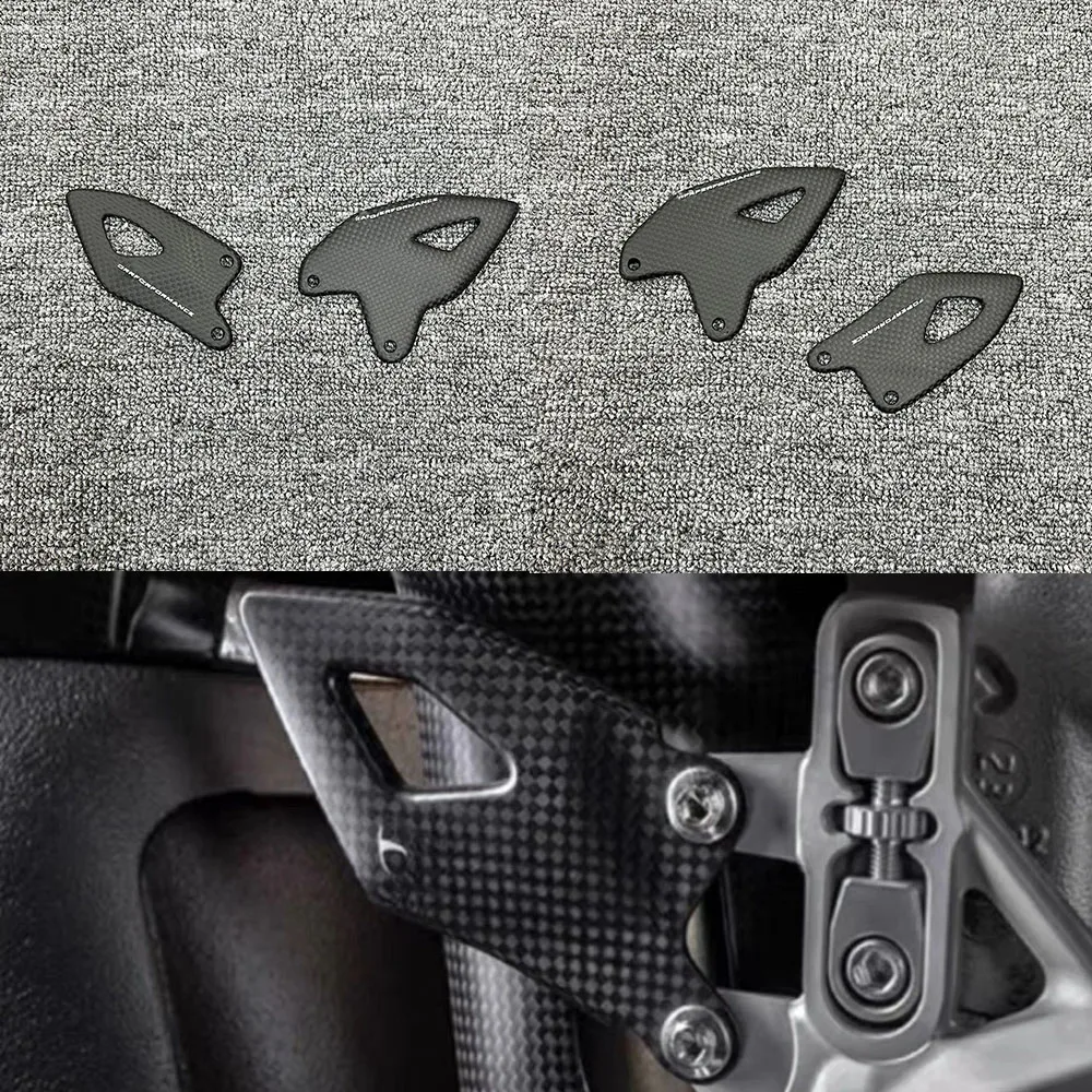 

NEW Panigale V4 2025 Heel Guard Protector Carbon Fiber For DUCATI Panigale V4 2025 Foot Wing Rearset Moto Accessories