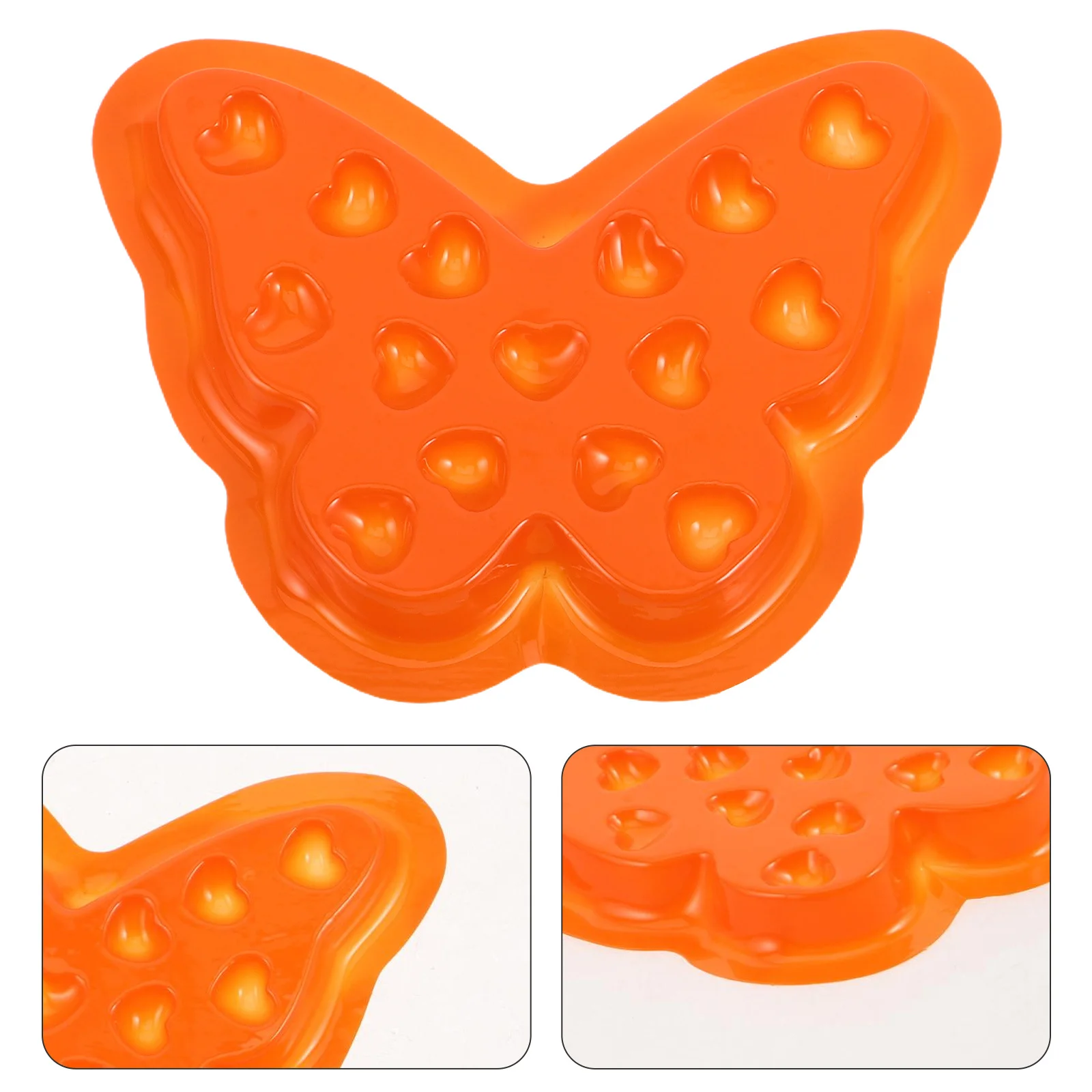 

100Pcs Eyelash Glue Holder Butterfly-Shaped Reusable Lash Extension Tray Precise False Eyelash Adhesive Pallet Professional Use