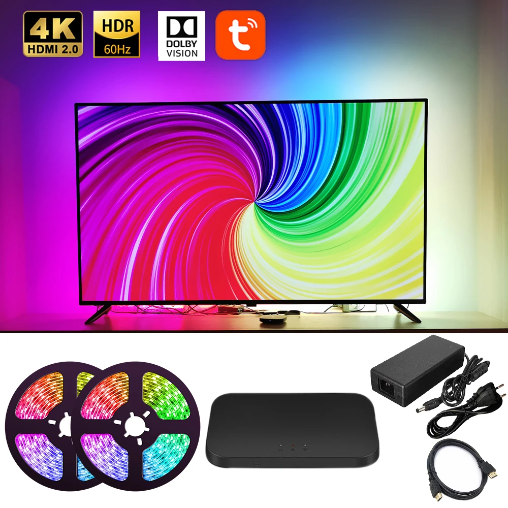 مُحَوِّل HDMI Sync Box: تجربة تلفزيون مُحسَّنة مع أضواء LED