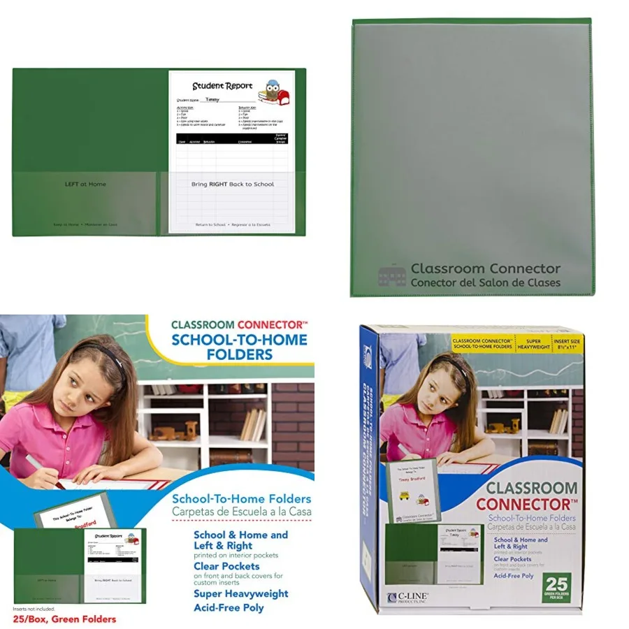 

Classroom Connector School-to-Home Folders,,25 per Box 32003