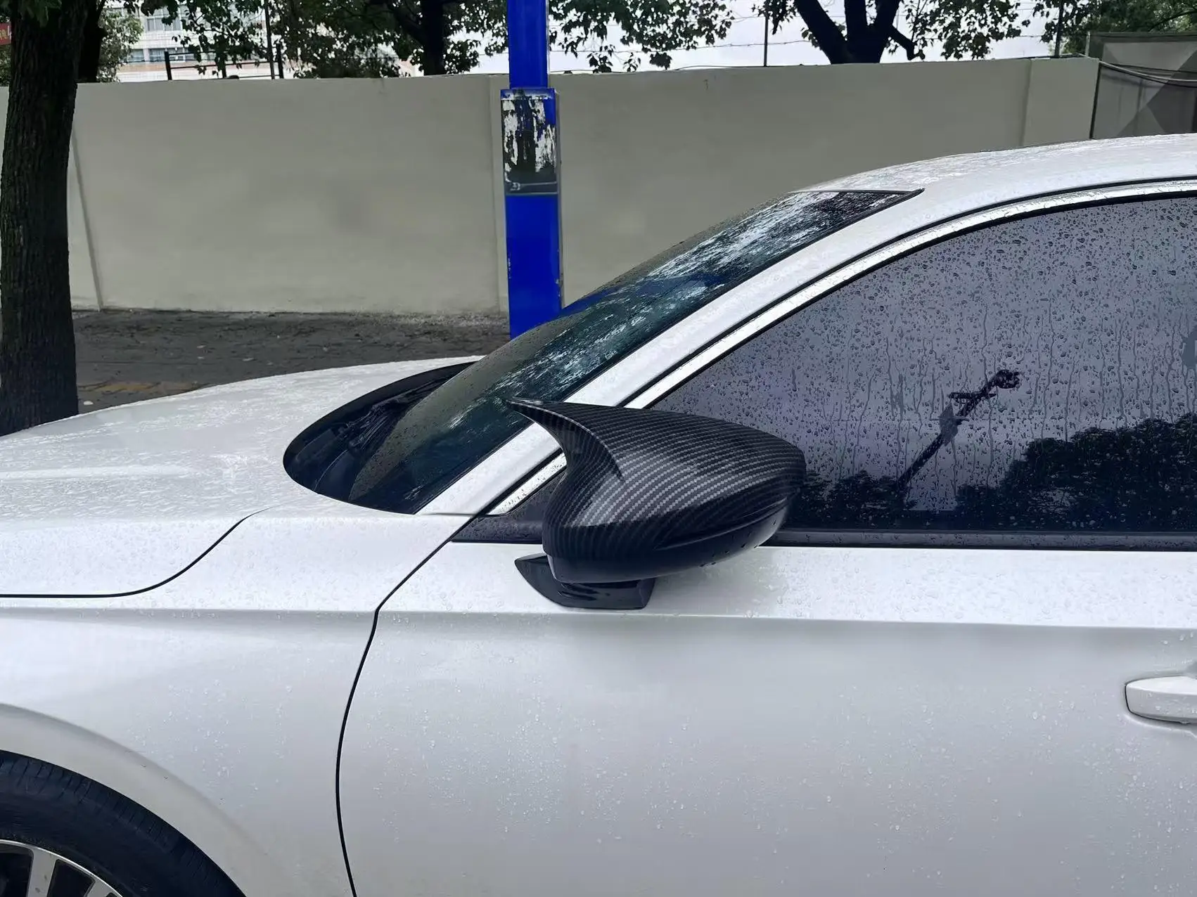 2pcs Rearview Mirror Cover Caps For Honda Civic 11th 2022-up Side Wing Rear view Covers Shell Cap Housing No Turn Signal Light