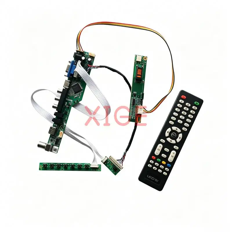 

Screen Drive Controller Board Fit LP141WP1 B141PW01 B141PW03 B141PW02 USB+AV+VGA+HDMI 30Pin LVDS 1440x900 1440*900 1CCFL Kit DIY