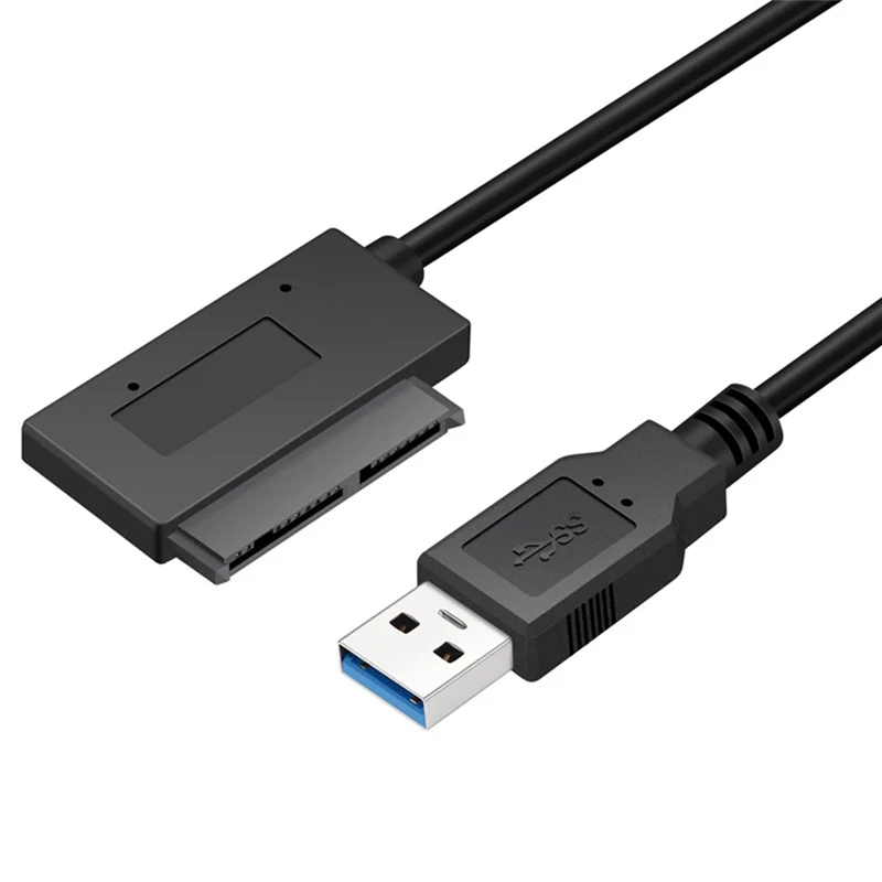 USB 3.0 to Micro-SATA Adapter Cable for 1.8Inch HDD SSD Converter Cord USB3.0 to 16Pin Msata 7+9 Pin Cable