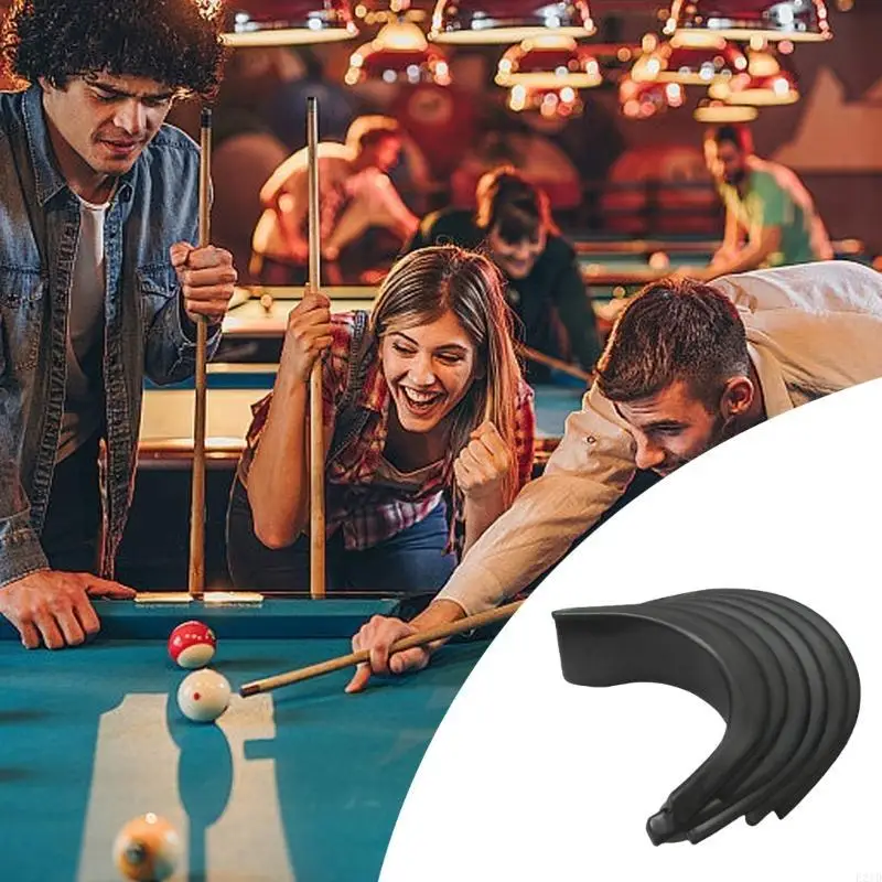 Billiard Pool Table Pocket Liner, 6Pcs Billiard Table Hole Liner Corner Bumper