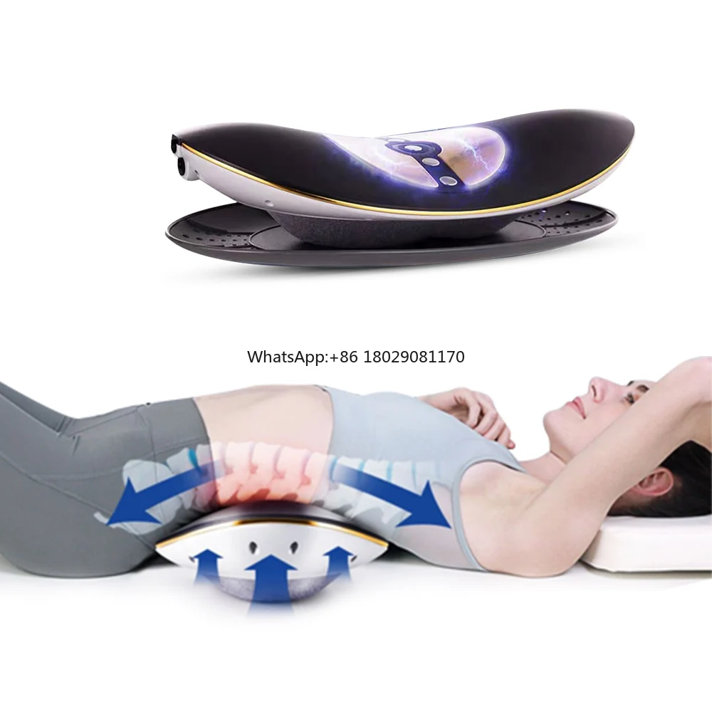 

Alphay Custom Back Pain Relief Traction Massage Machine Lower Back Traction Device for Heat EMS Physiotherapy Lumbar Traction