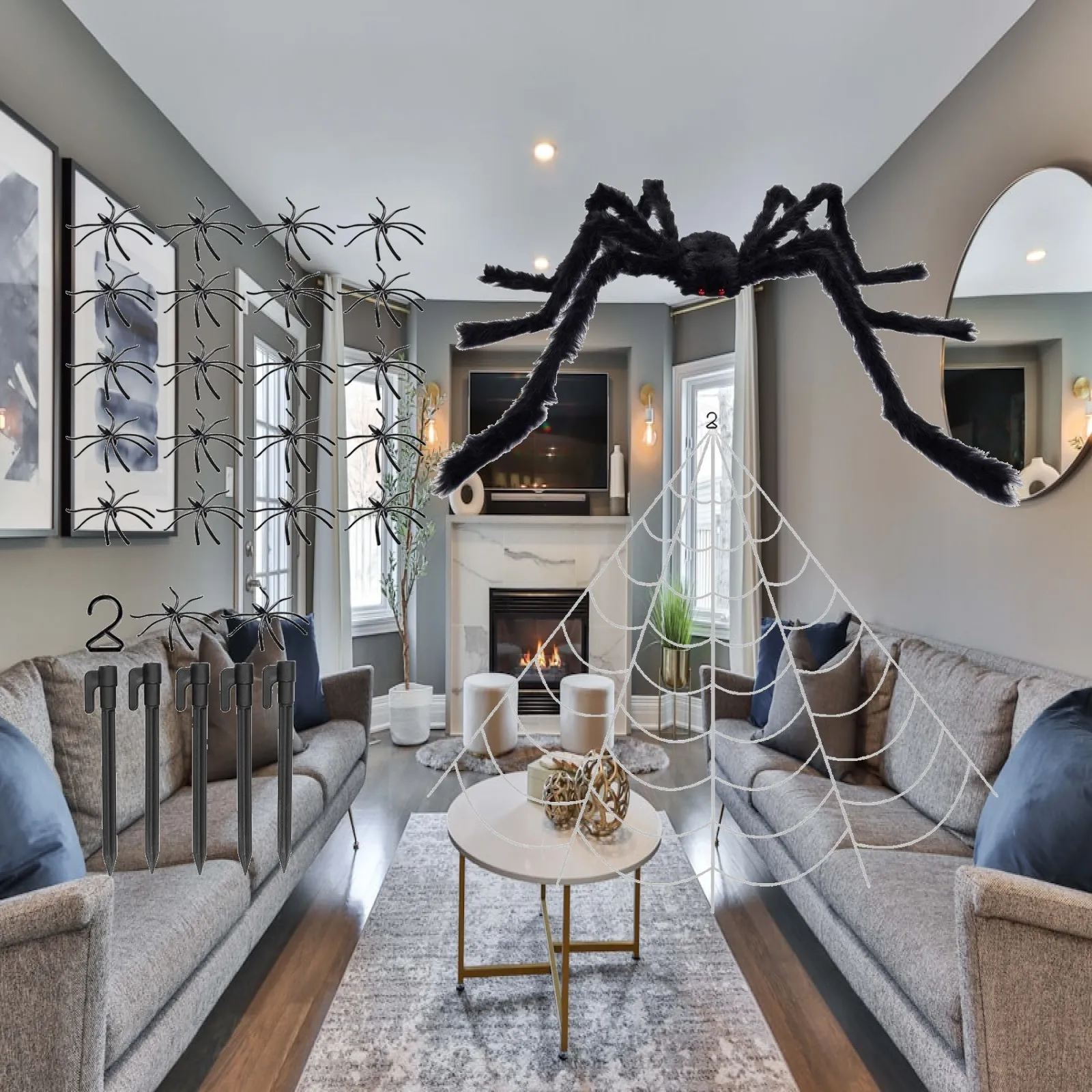 decoracion-de-aranas-de-halloween-22-aranas-pequenas-de-pp-flexibles-y-versatiles-164-pies