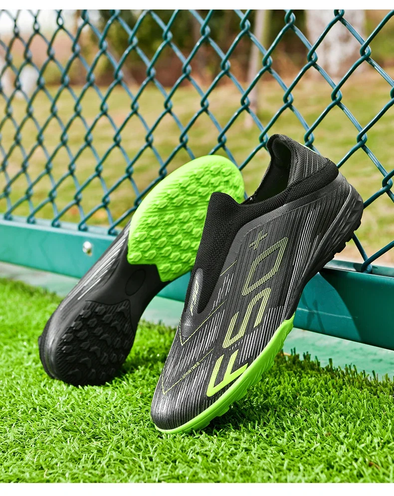 Neue Herren-Fußballschuhe, beliebte Fußballschuhe, rutschfeste Spielschuhe für Rasenplätze, hochwertige Sneaker, Hallenfußballschuhe, hohe Modelle für den Außenbereich. – Detail 35
