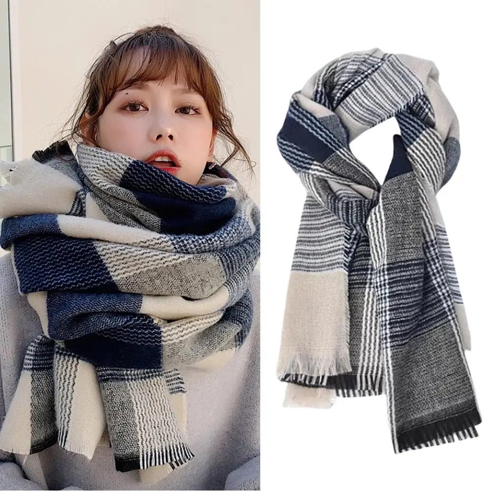 

Роскошный брендовый осенне-зимний модный кашемировый шарф с имитацией шарфа для мужчин и женщин, теплая утолщенная шаль, шейный платок, шарфы, аксессуары