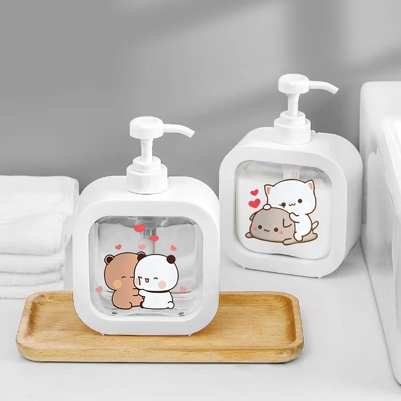 Флакон-дозатор-для-мыла-и-геля-для-душа-panda-bear-bubu-dudu-300-мл-прозрачный-многоразовый-портативный-пустой