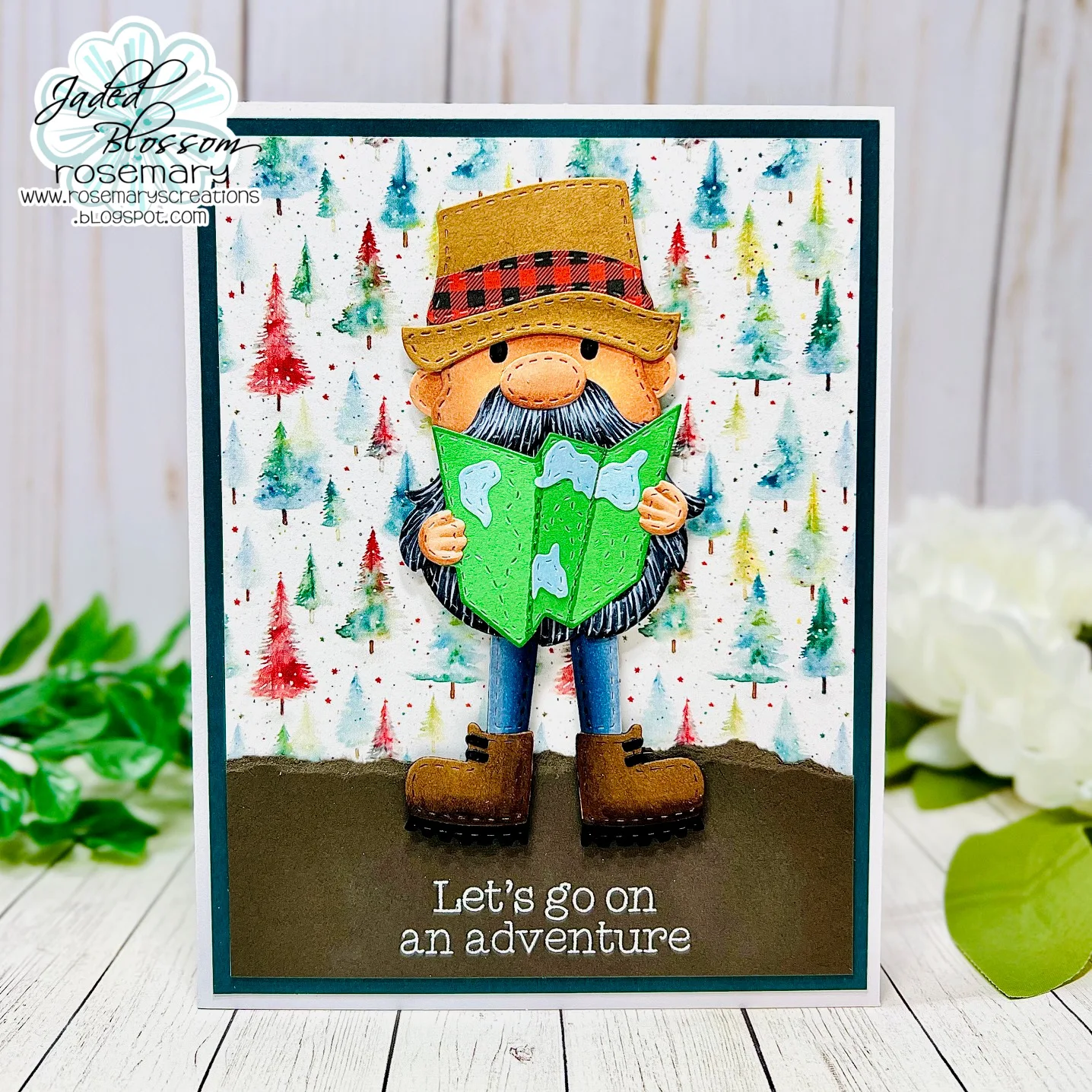 Fishing Trail Hiking Gnome Add Ons Cutting Dies and Clear Stamp DIY Scrapbooking Photo Card Craft Handcraft Paper Fish Stencil
