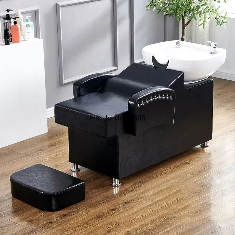 Spa Shampoo Bed Professional Washbasin Hair Therapy Bowl Sink Chair Shower Wash Salon Luxury Hairdressing Chairs For Living Room