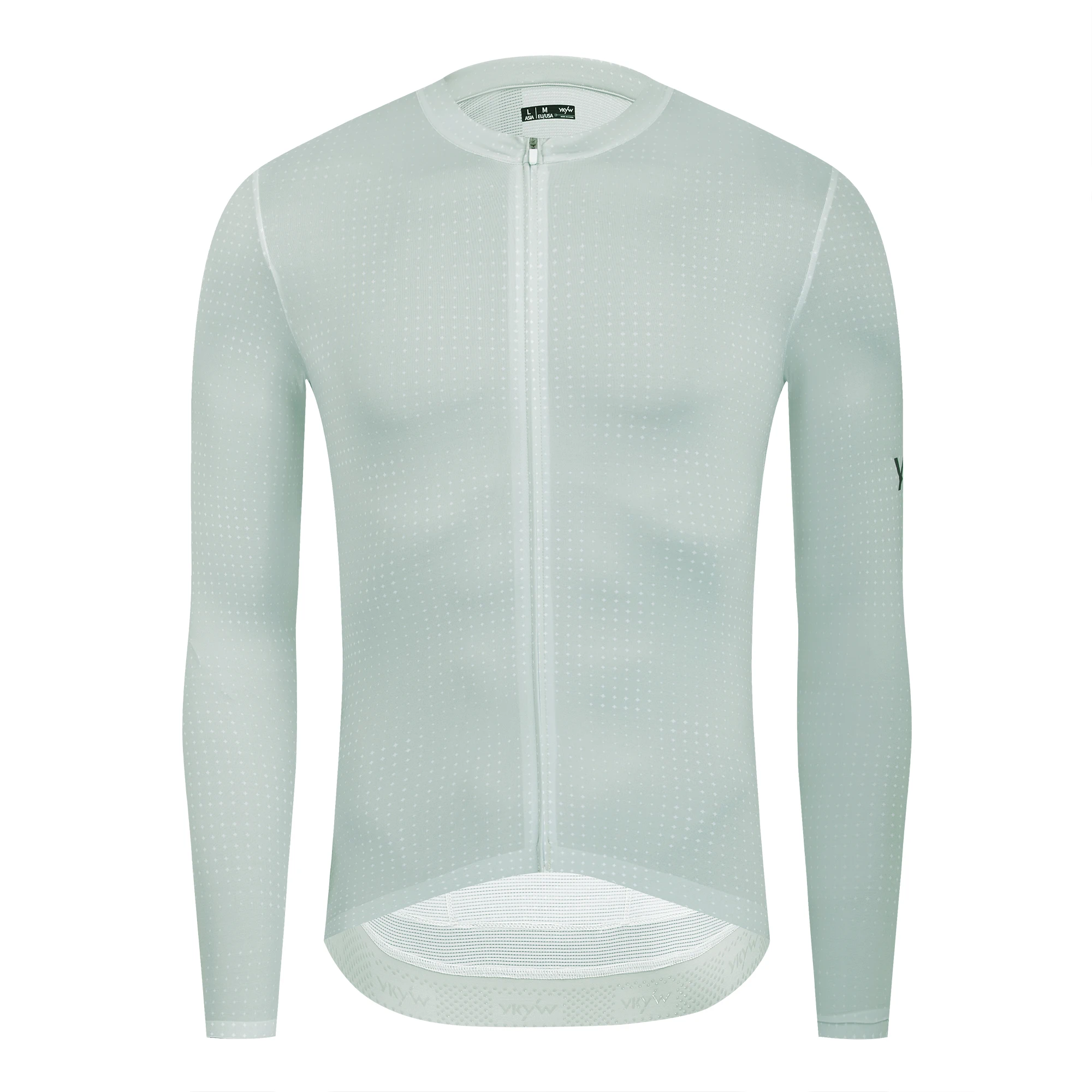 YKYWBIKE UPF 50+ Herren Kurzarm-Radtrikot Nahtloses Rennrad-Shirt Fahrrad MTB Langarm-Radkleidung Atmungsaktiv – Detail 31