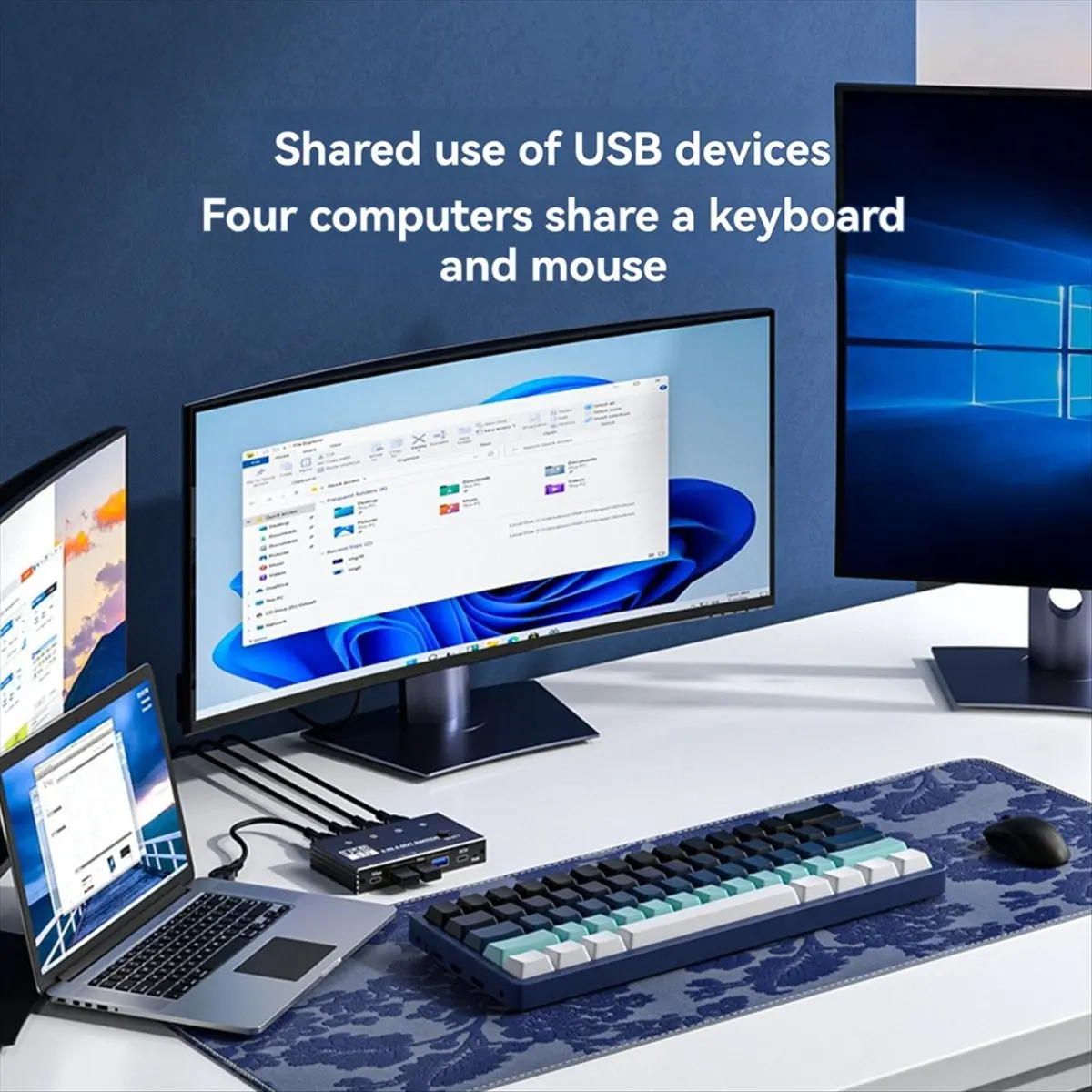 AA86 USB 3.0 Switch for Multiple Devices