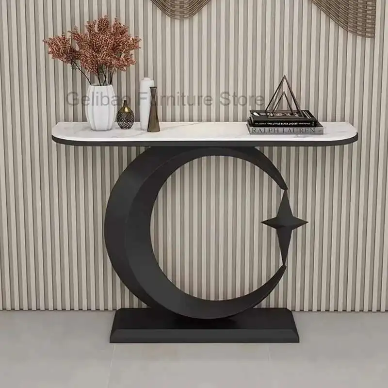 

Elegant Beauty Corner Table Trendy Glamour Simple Delicacy Entryways Table Fashion Modern Tavolo Salotto Hallway Table Furniture