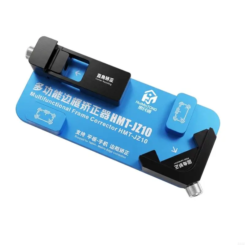 Phone Tablet Frame Straightener Tool with Metal Clamp Body, Two-Way Side and Corner Correction for Repair Table Alignment, 896C