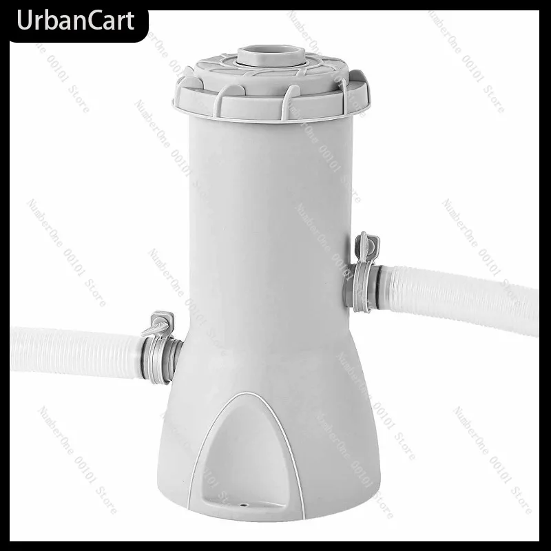 Minimalist 1000 Gallon Pool Filter Pump for Above Ground Swimming Pool Easy Set Frame Basin Water Circulation Cleaning System