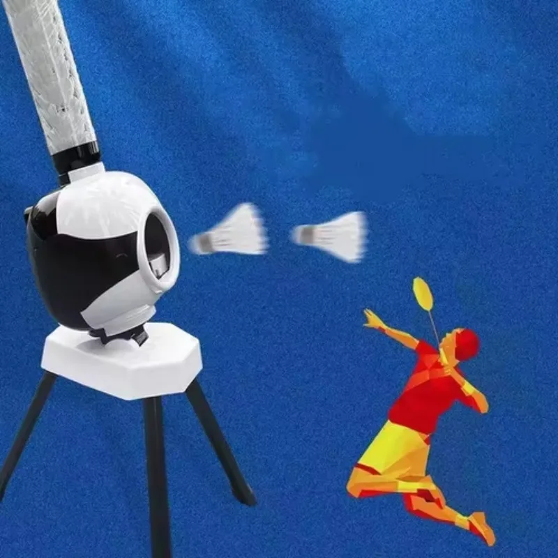 آلة تقديم كرة الريشة الأوتوماتيكية AC100-240V مع نطاق 6 أمتار/ارتفاع 3 أمتار وفاصل 3 ثوانٍ للتدريب/الأطفال/الاستخدام المنزلي #3