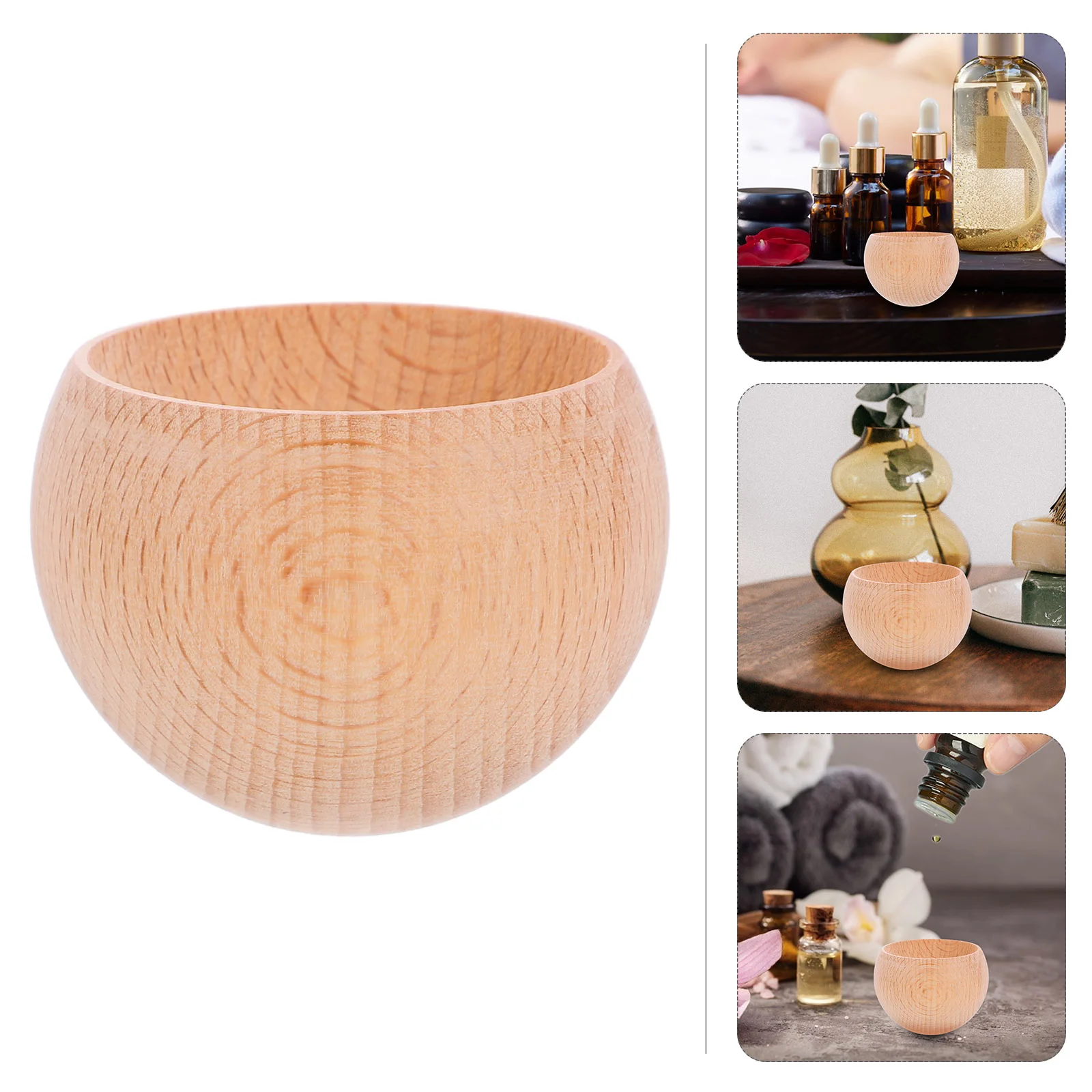 Essential Oil Diffuser Diffusing Wood Aroma Car Mini Wooden Diffusers for Oils Interior Office