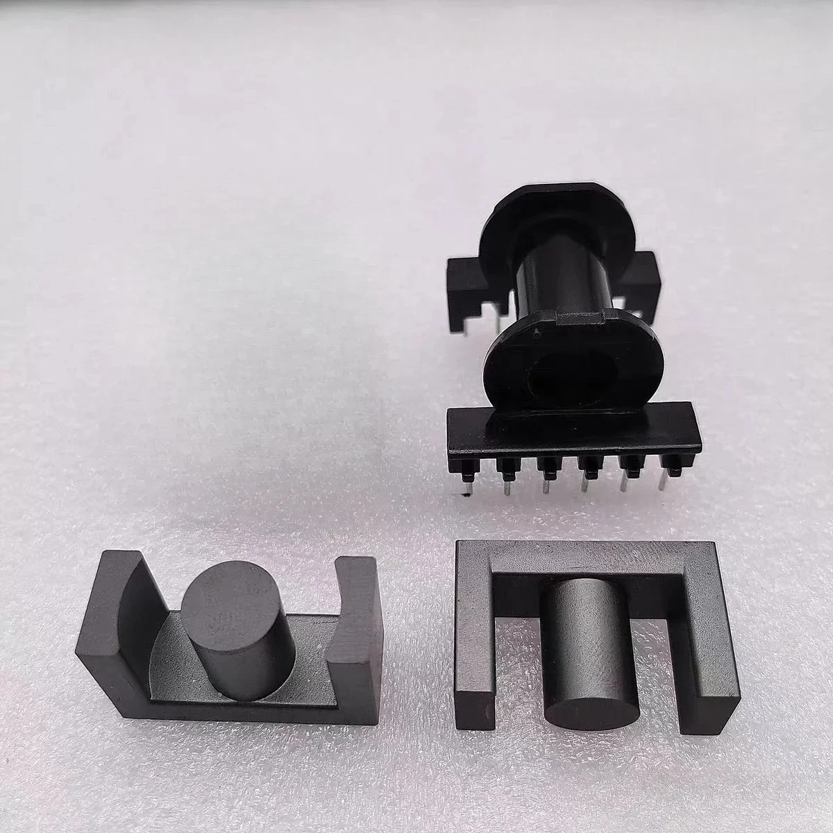 10sets/lot ETD34 Magnetic Core Supporting Bakelite Skeleton Horizontal 7 + 7 Transformer ETD34 Ferrite Core PC40 Material