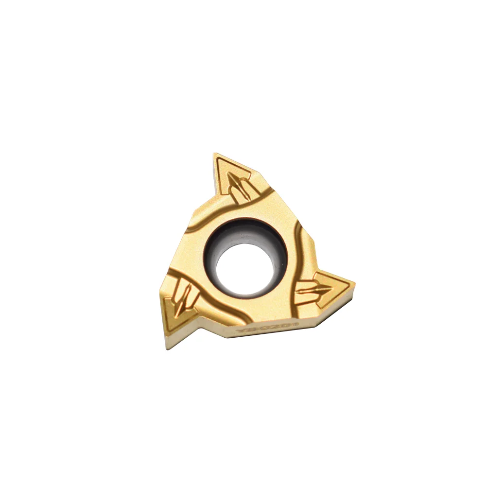 

100% ZCC TungsTen твердосплавные резьбонарезные токарные пластины для обработки нержавеющей стали YBG205 RT22.01N-N60P YBG201