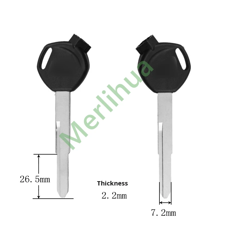 Wuyang kunci motor Honda, cocok untuk: sepeda motor Honda, ketebalan asli, kualitas tinggi kunci kosong sepeda motor.