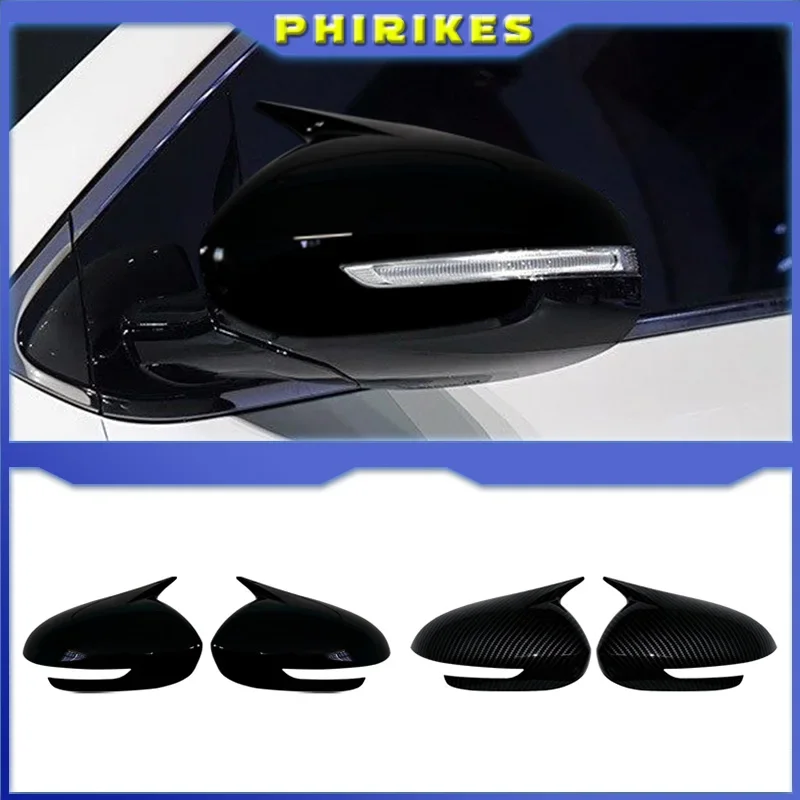 

For Kia Sportage KX5 2016-2019 Pair Rearview Mirror Cover Side Reversing Mirror Caps Rear View Mirror Trim Car Accessories