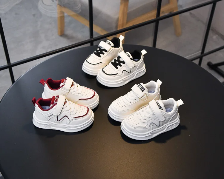 2026 Kinder-Sneaker: Modisches Design, Weiß, Rutschfest, Freizeitschuhe für Jungen und Mädchen, Atmungsaktive Turnschuhe, Kleinkinder-Outdoor-Schuhe – Detail 3